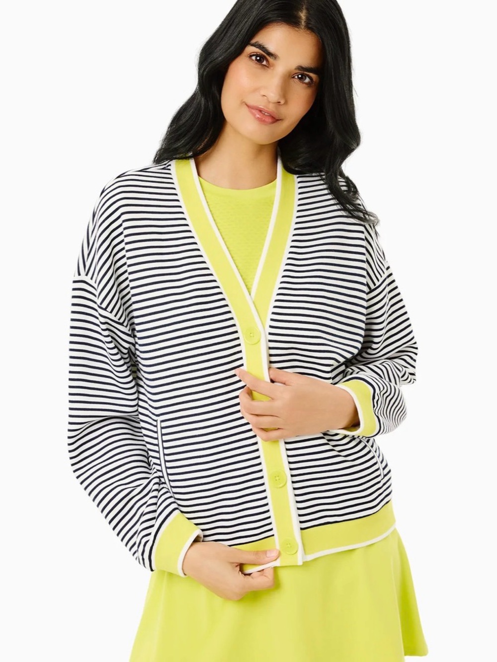 Addison Bay Soft Luxe Abbott Sweatshirt Cardigan